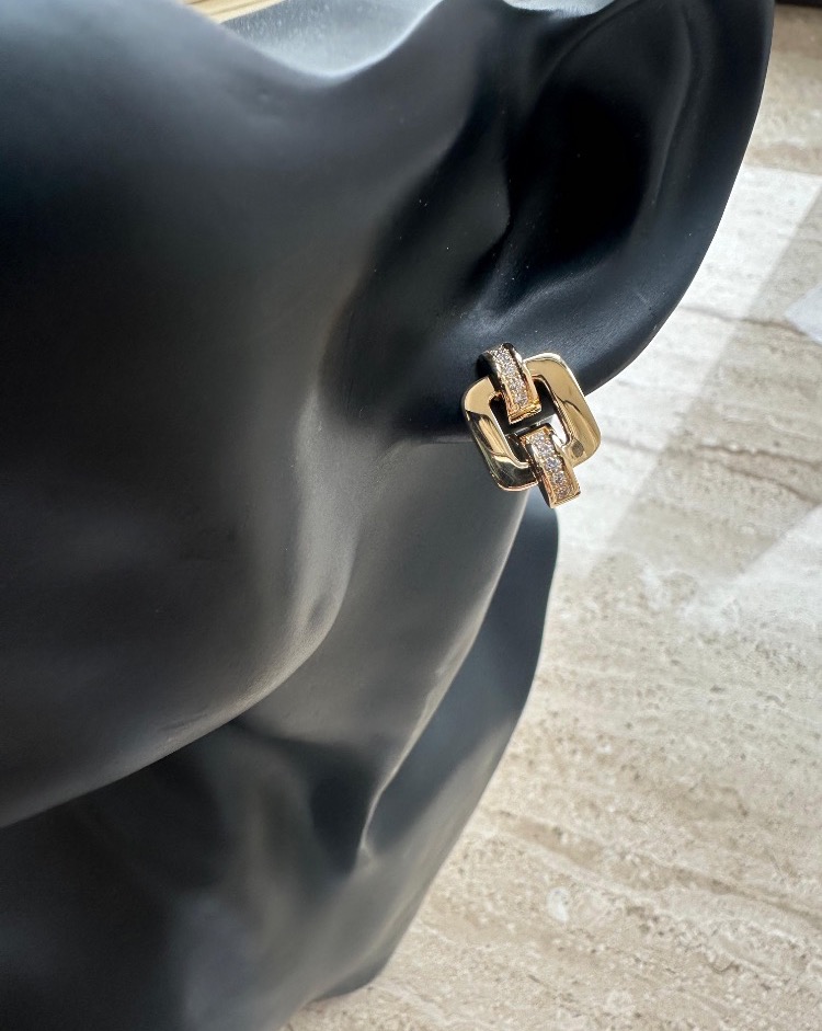 Серьги Chopard Les Chaines Yellow Gold