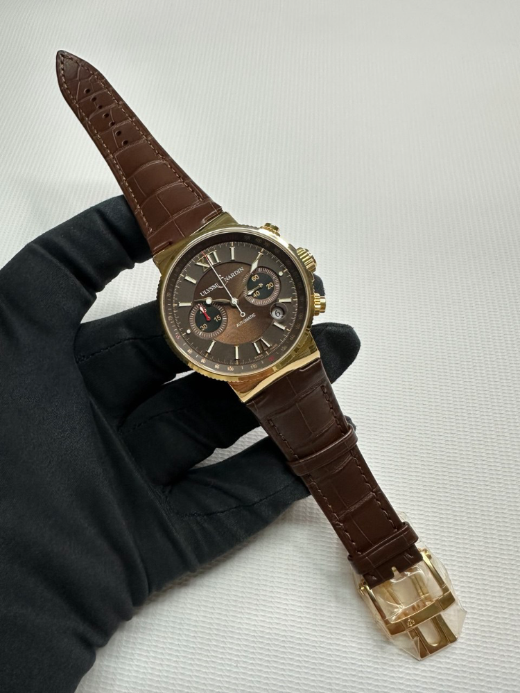 Часы Ulysse Nardin Marine Collection Maxi Marine Chronograph 356-66-3/355