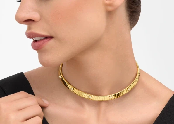 Колье BVLGARI Tubogas Necklace 360868