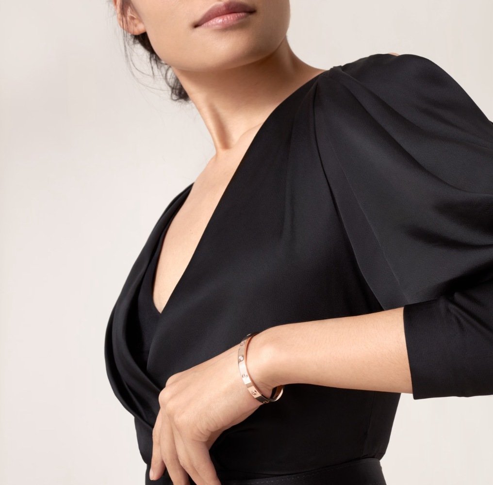 Браслет Cartier LOVE 4 БРИЛЛИАНТА CRB6070019