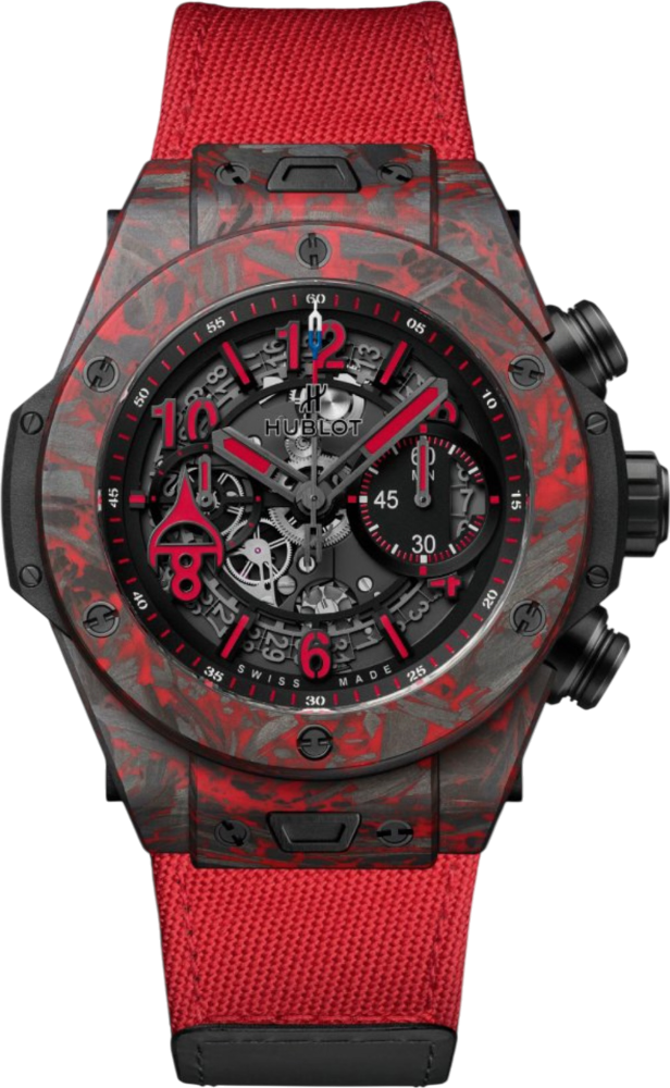 Часы Hublot Big Bang Unico Red Carbon Alex Ovechkin 411.QV.1123.NR.OVK21