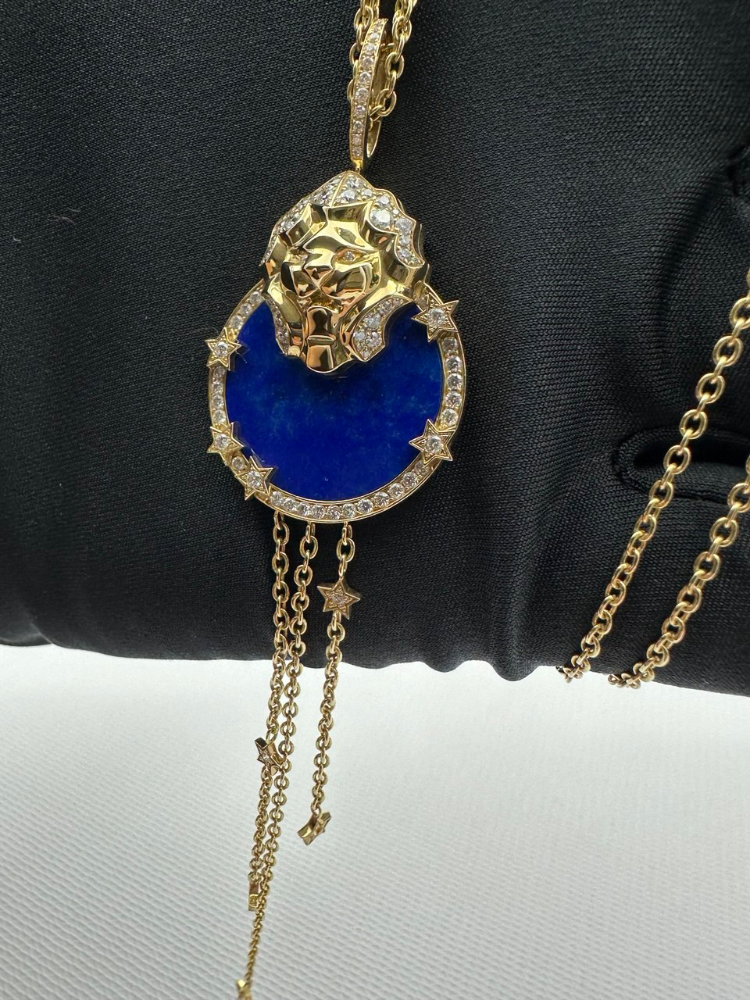 Колье Chanel длинное lion médaille Арт. J11369