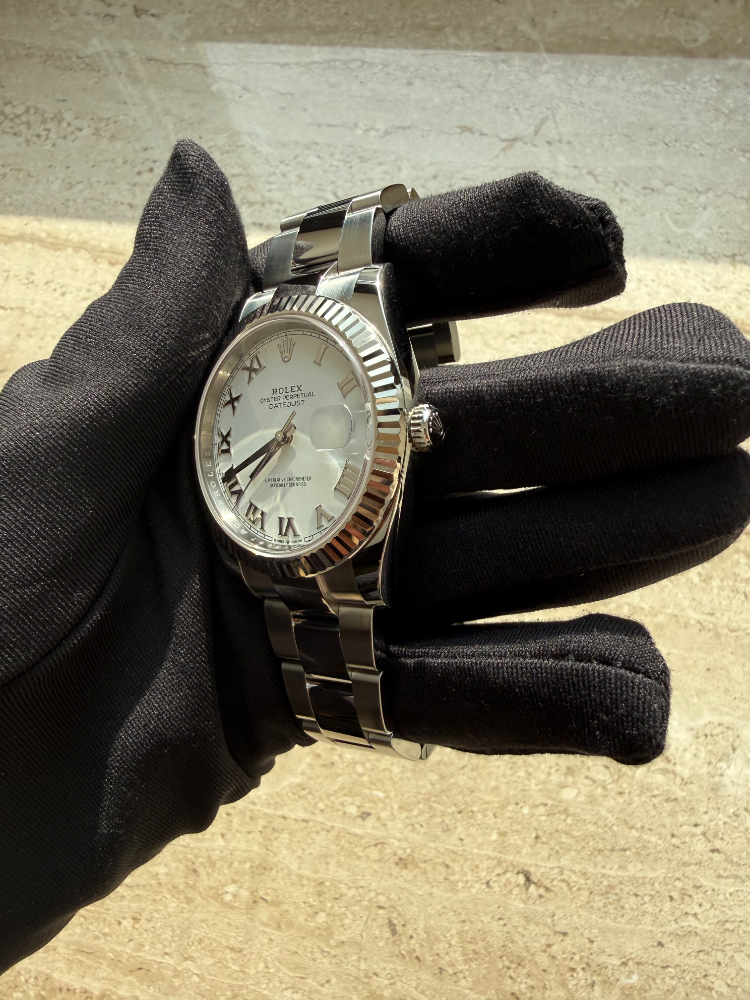 Часы Rolex Datejust 41mm Steel and White Gold 126334