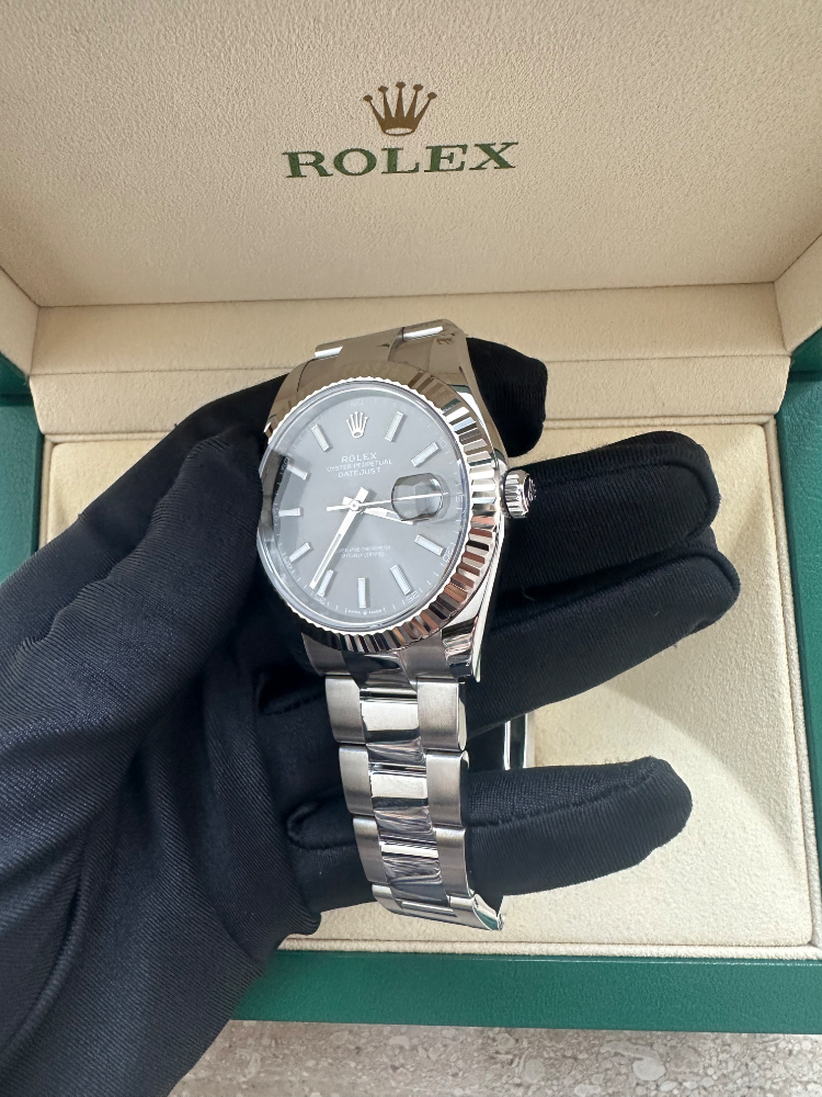 Часы Rolex Datejust 41mm Steel and White Gold 126334-0013