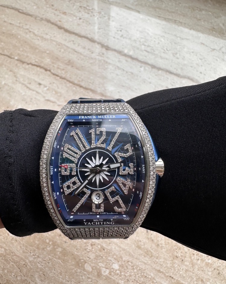 Часы Franck Muller Vanguard Classical Yachting V 45 SC DT YACHTING AC (BL)