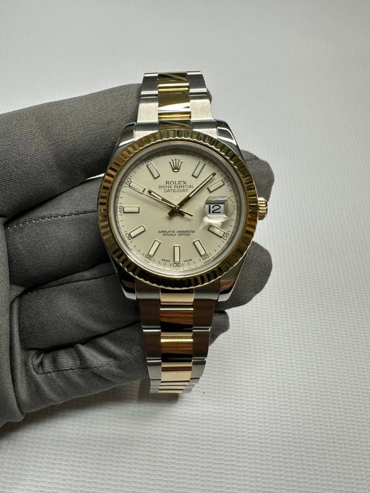 Часы Rolex Datejust II 41mm Steel and Yellow Gold 116333 Ivory
