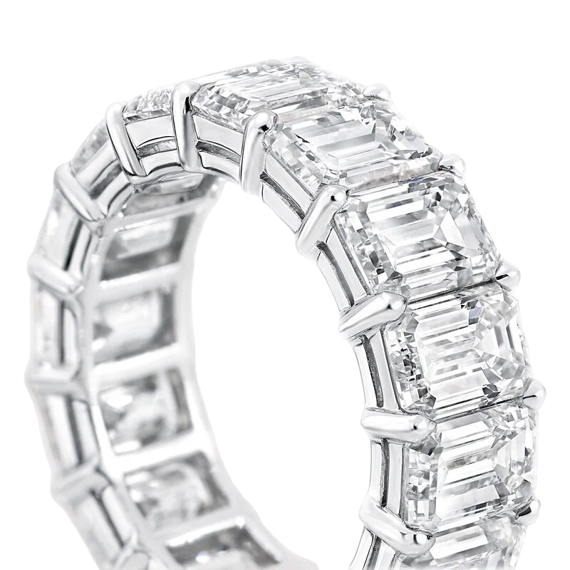 Кольцо Graff Emerald Cut Diamond Wedding Band