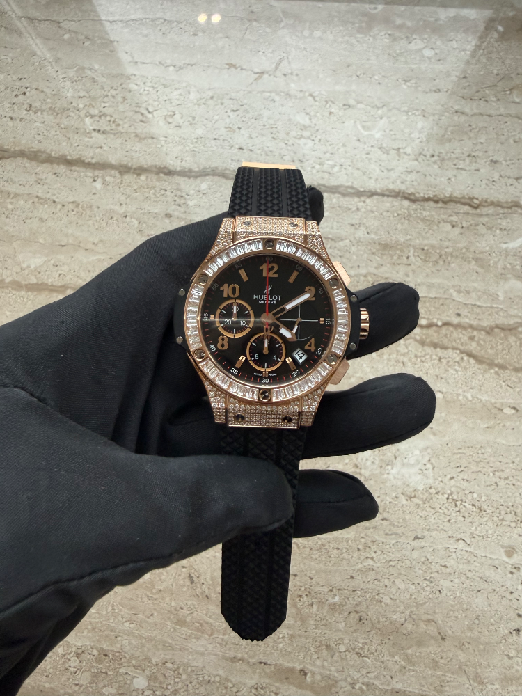 Часы Hublot Big Bang 41mm Red Gold Diamonds 341.PX.130.RX.094