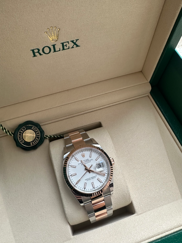 Часы Rolex DateJust Steel and Everose Gold 36 mm 126231-0018