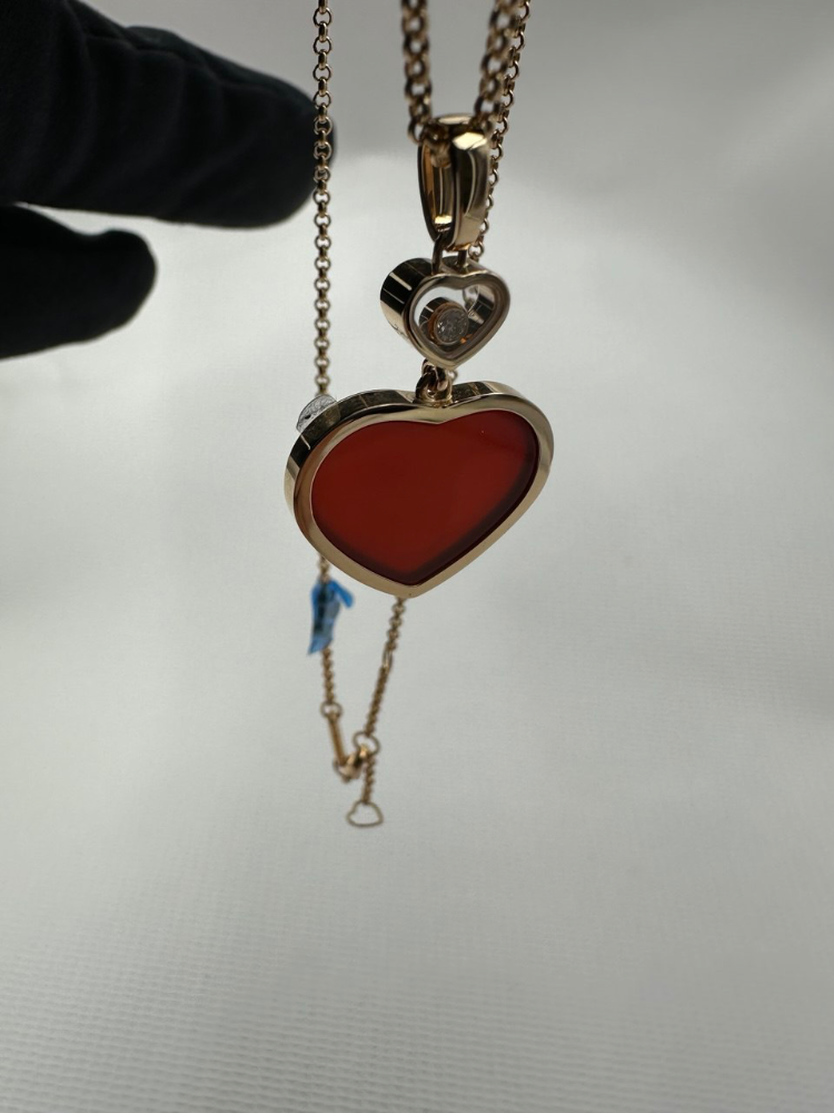Колье Chopard Happy Diamonds Happy Hearts 797482-5820