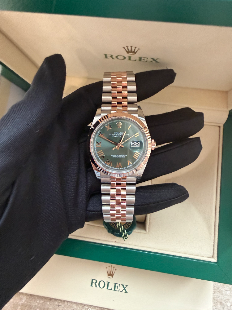 Часы Rolex DATEJUST 36MM STEEL AND EVEROSE GOLD 126231-0051
