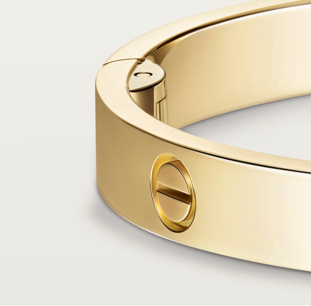 Браслет Cartier LOVE BRACELET SINGLE-SCREW CLOSURE CLASSIC MODEL B6081821