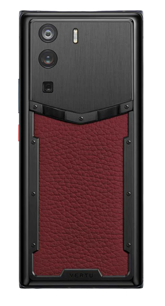 Телефон Vertu META 5G Web3 малиново-красный (кожа теленка)