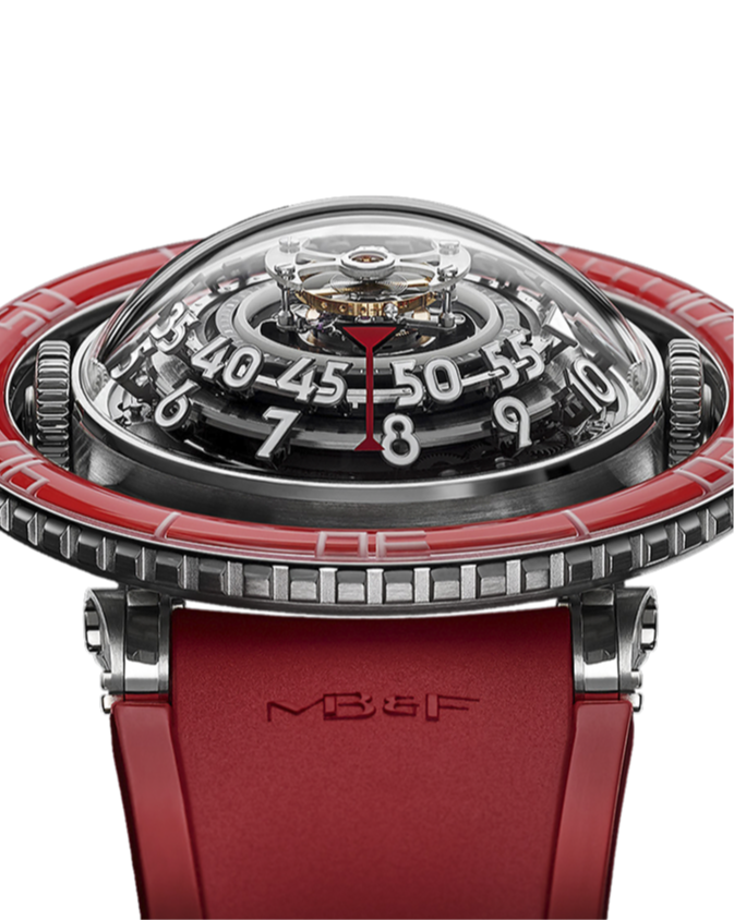 Часы MB&F Horological Machines N°7 Aquapod HM7 Platinum Red