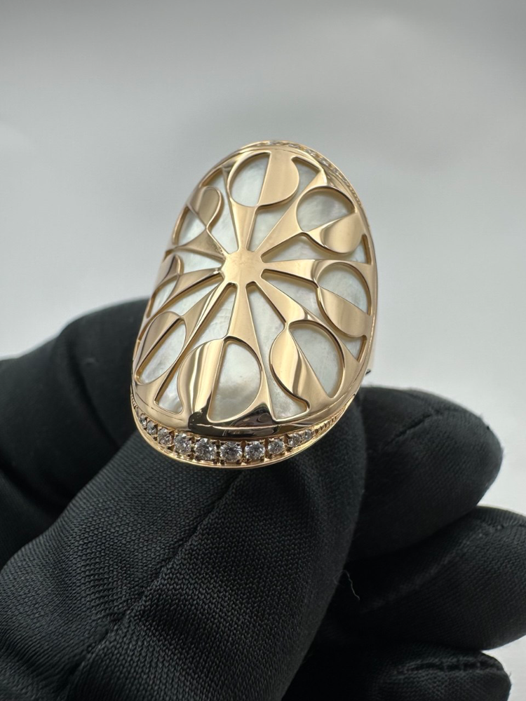 Кольцо BVLGARI INTARSIO