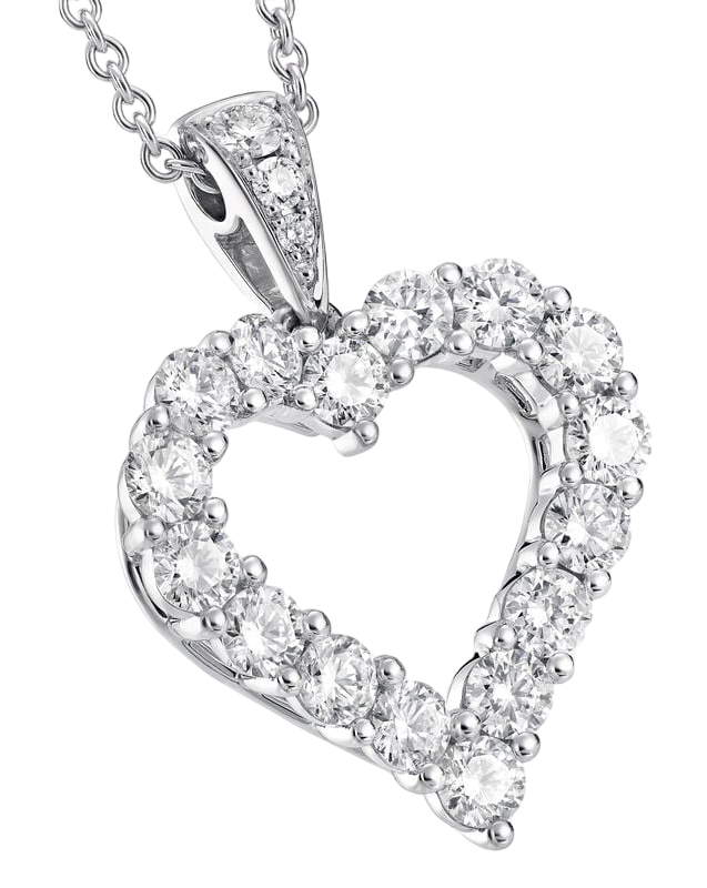 Кулон Graff Diamond Heart Silhouette Pendant RGP048