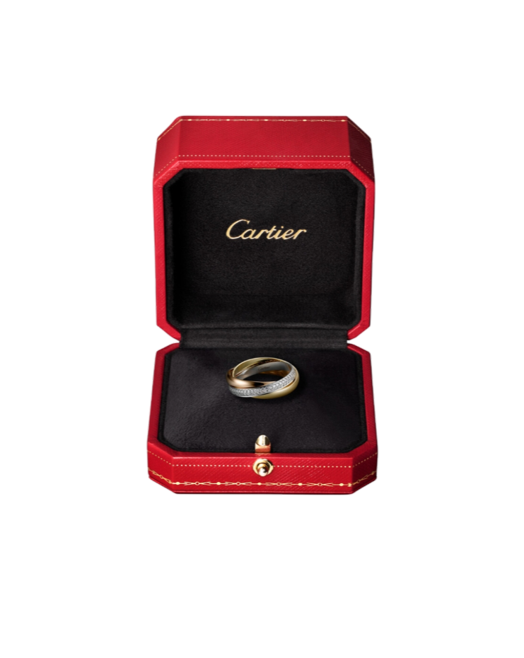 Кольцо Cartier TRINITY МАЛЕНЬКАЯ МОДЕЛЬ B4086050