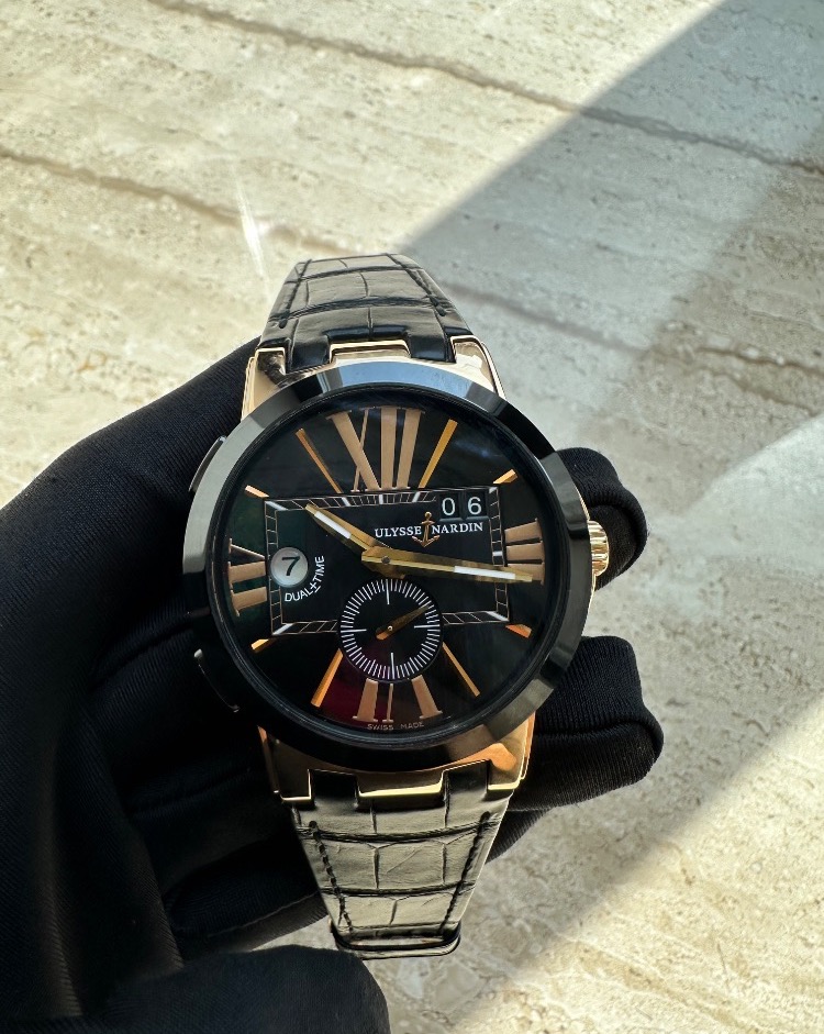 Часы Ulysse Nardin EXECUTIVE DUAL TIME 43мм ROSE GOLD 246-00.