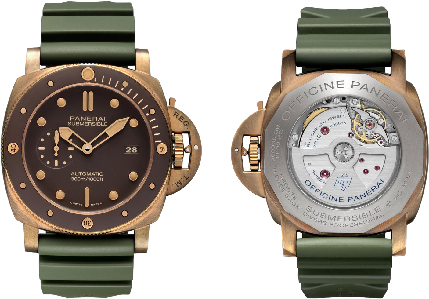 Часы Panerai SUBMERSIBLE BRONZO 47MM