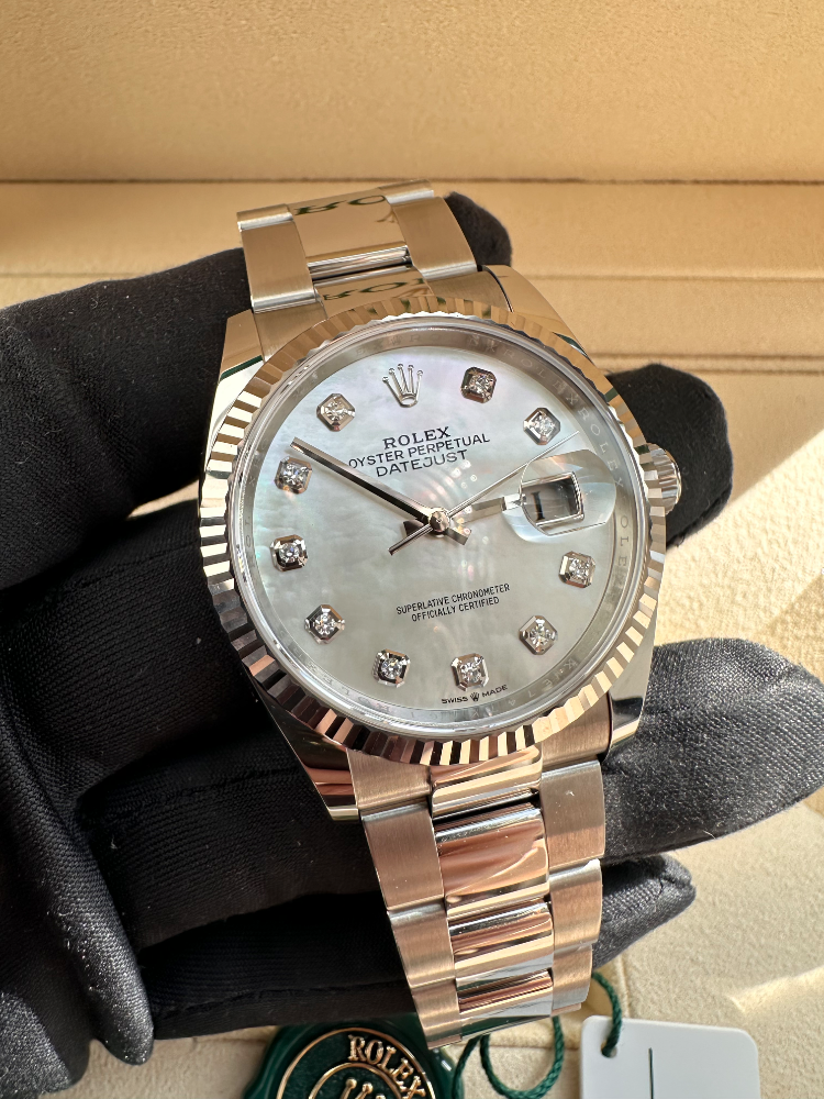 Часы Rolex Datejust 36mm Steel and White Gold 126234-0020