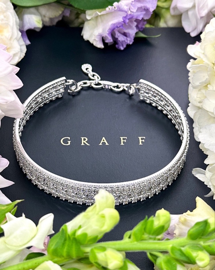 Колье Graff GATEWAY FIVE ROW DIAMOND CHOKER NECKLACE RGN685