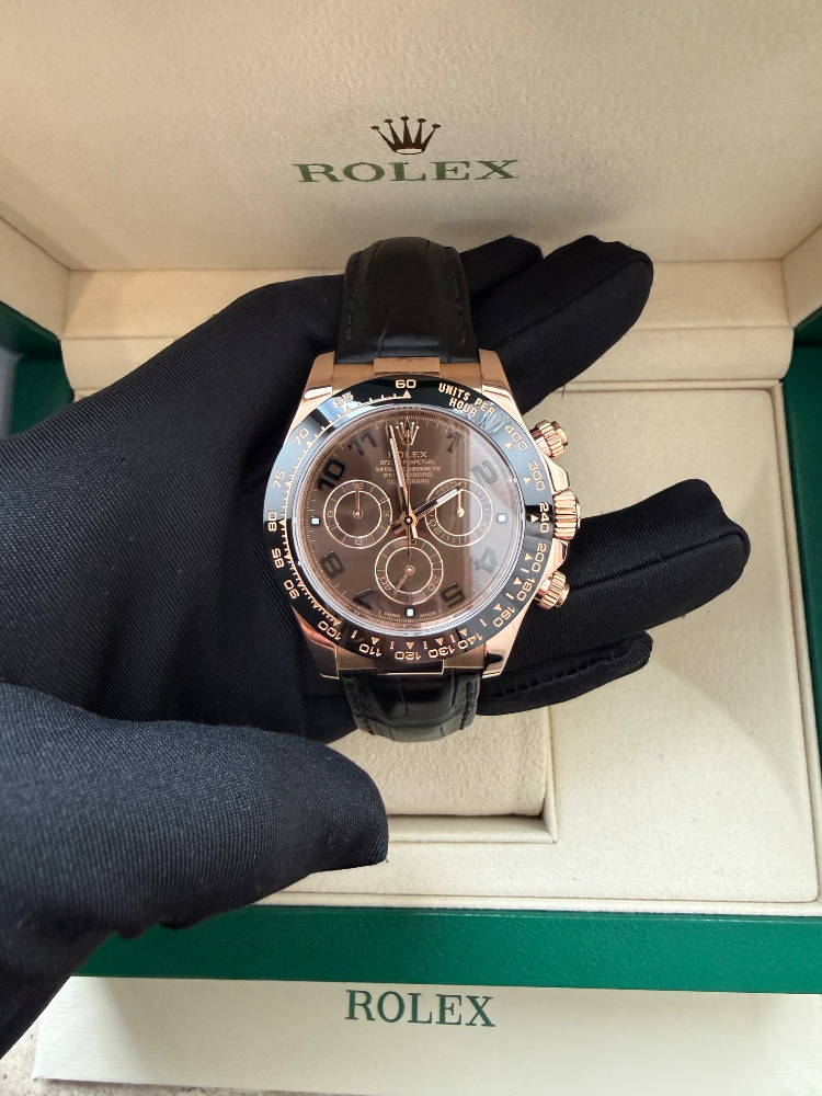 Часы Rolex DAYTONA COSMOGRAPH 40MM EVEROSE GOLD 116515Chocolate Brown