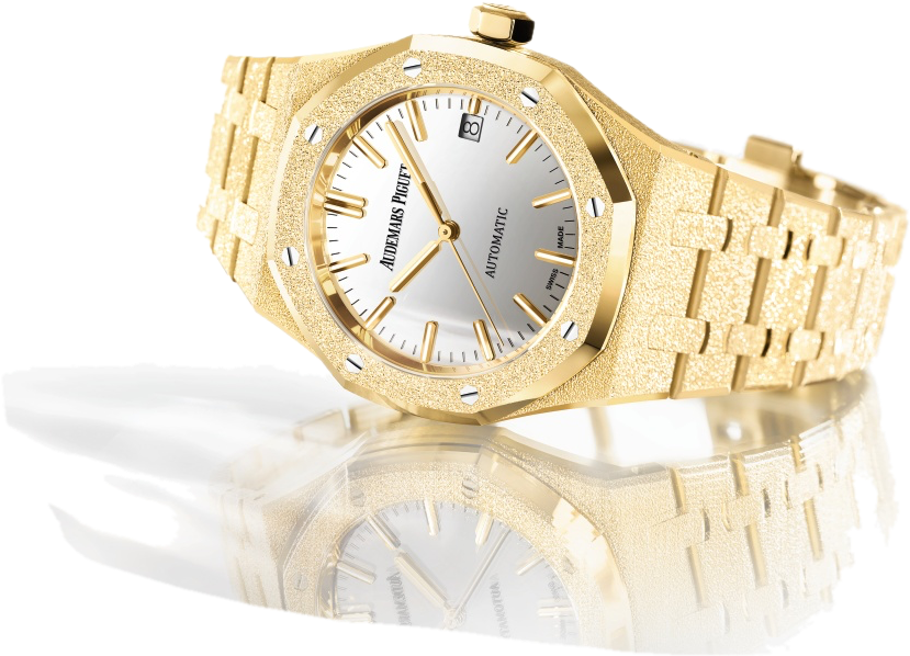 Часы AUDEMARS PIGUET Royal Oak Frosted Gold Carolina Bucci Limited Edition