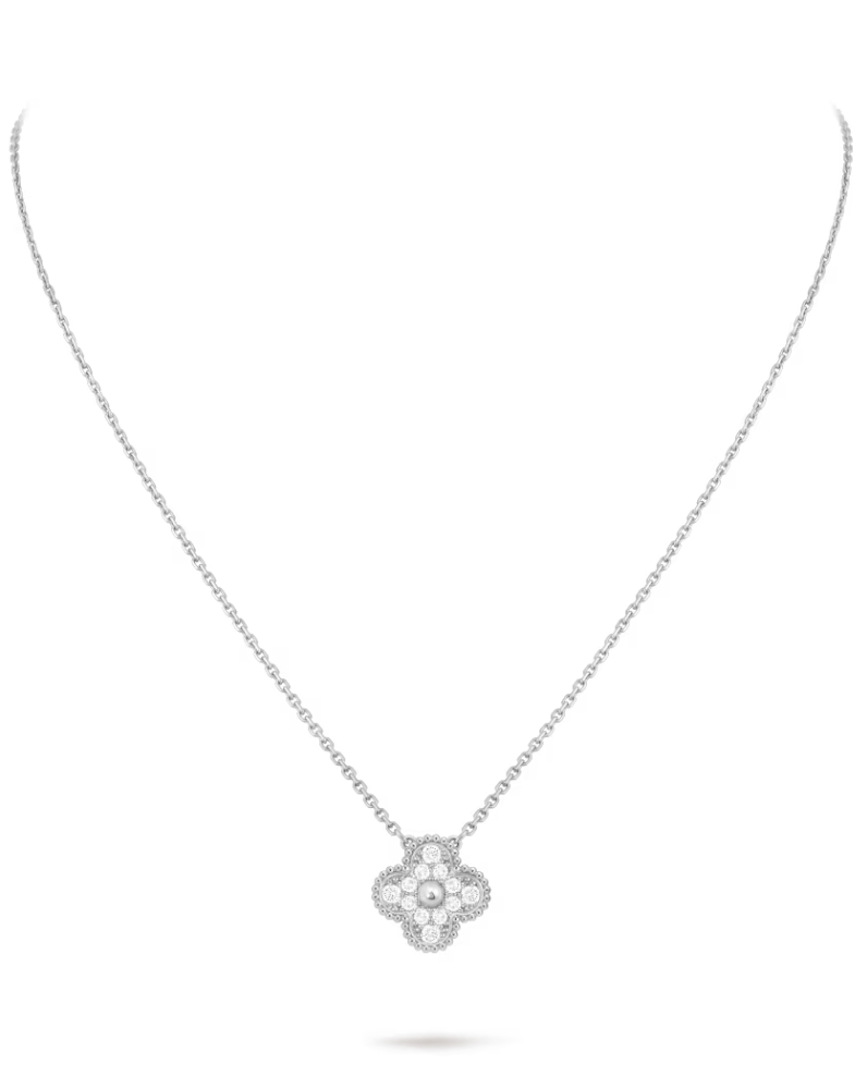 Подвеска Van Cleef & Arpels Vintage Alhambra Diamond VCARA46100