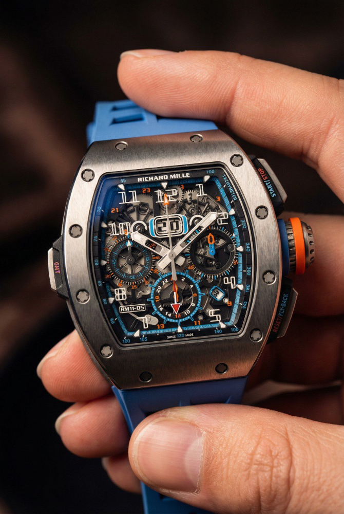 Часы Richard Mille RM 11-05 Хронограф flyback с автоподзаводом с функцией GMT
