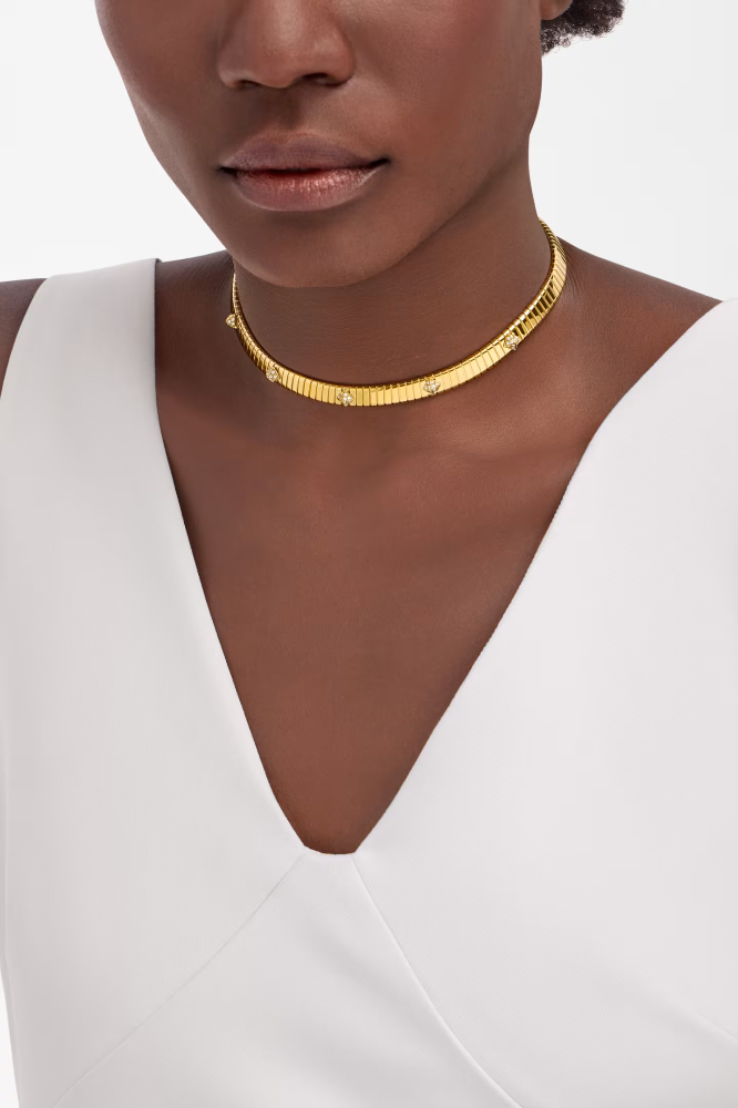 Колье BVLGARI Tubogas Necklace 360868