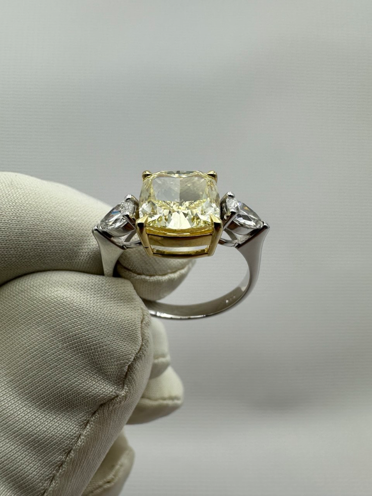 Кольцо No name с бриллиантом 5.09ct FLY/VVS2 (GIA)