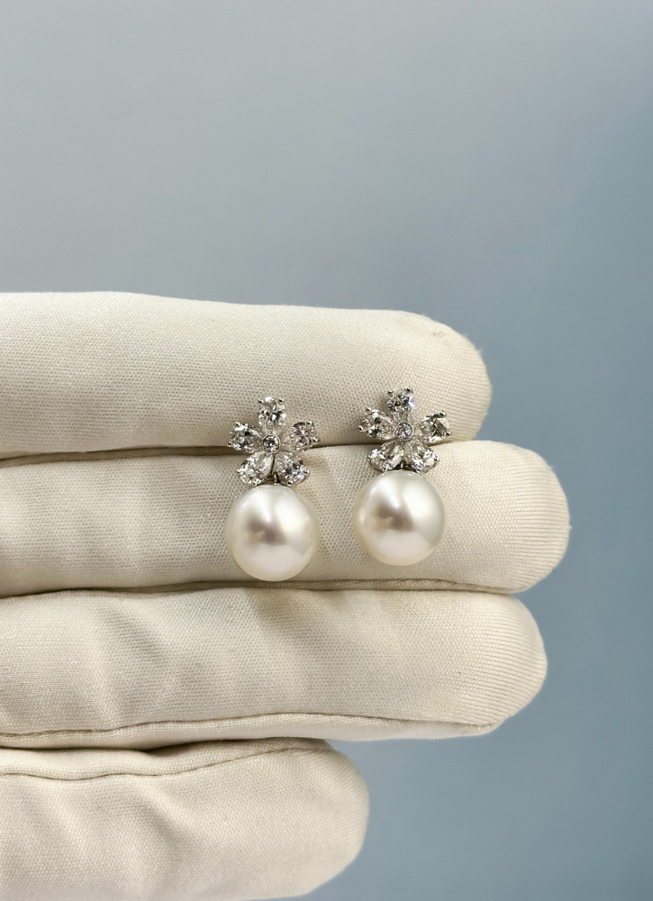 Серьги Mercury Flower ME22998/PRL10/FL