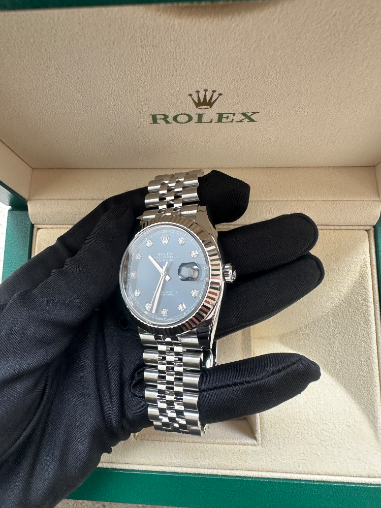 Часы Rolex Datejust 41mm Steel and White Gold 126334-0016