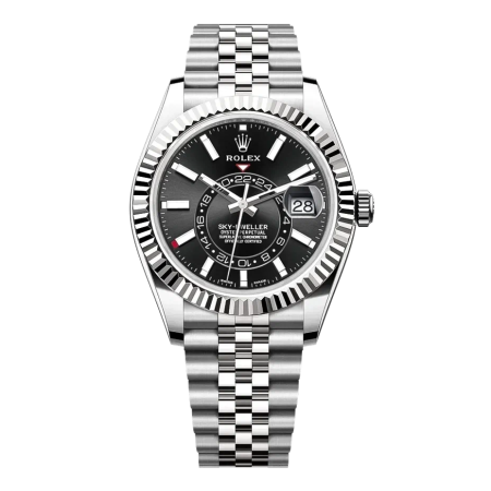 Часы Rolex Sky-Dweller 42 mm steel and white gold 326934-0006