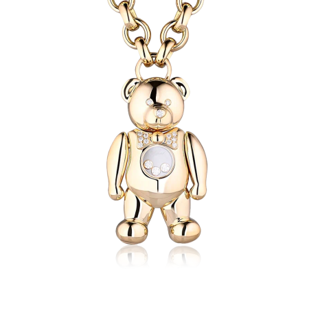 Подвеска Chopard Happy Diamonds Teddy Bear Large Pendant 792458-0001