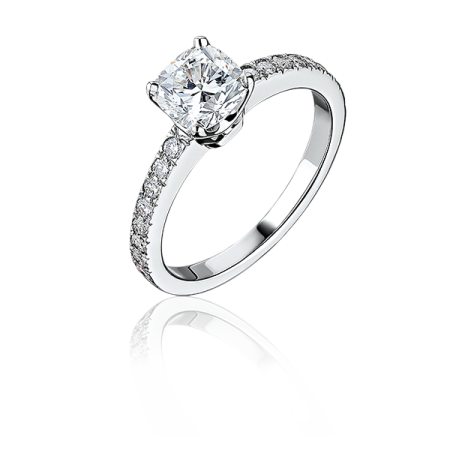 Кольцо с бриллиантом Tiffany&Co. Tiffany Novo™ Помолвочное кольцо 1.01