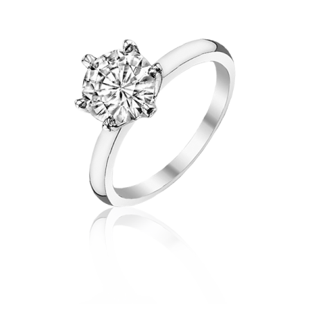 Кольцо с бриллиантом Tiffany&Co. 1.21 CT I/VS1