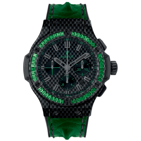 Часы Hublot Big Bang 44mm Big Bang Carbon Bezel Baguette 44 mm 301.QX.1791.HR.1922