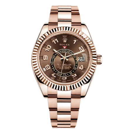 Часы Rolex Sky-Dweller 42mm Everose Gold 326935 Chocolate Arabic