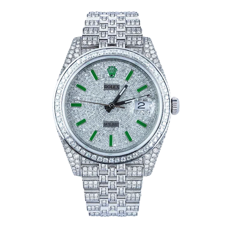 Часы Rolex Datejust 126300 Diamonds ТЮНИНГ.