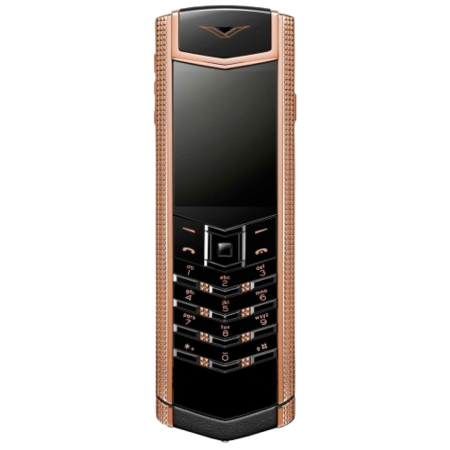 Vertu SIGNATURE S DESIGN CLOUS DE PARIS РОЗОВОЕ ЗОЛОТО