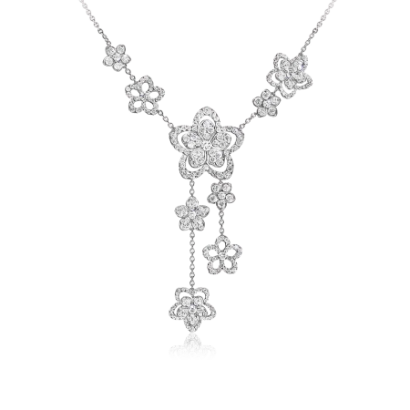 Подвеска Graff Wild Flower Diamond Drop Necklace RGN754.