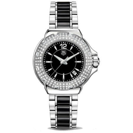 Часы TAG Heuer Formula 1 Steel and Ceramic Full Diamond 37 mm WAH1214.BA0859