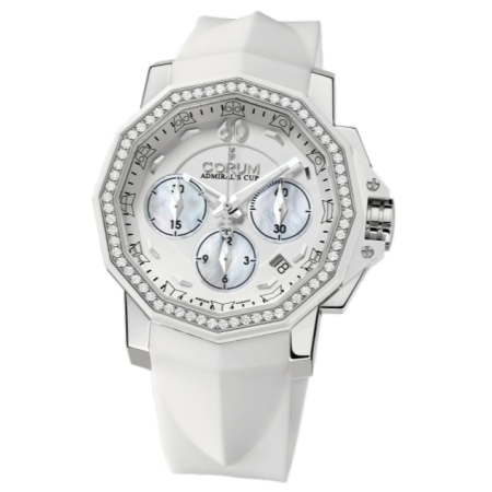 Часы Corum Admiral s Cup Challenger 40 Chrono Diamonds 984.970.47/F379 PN35