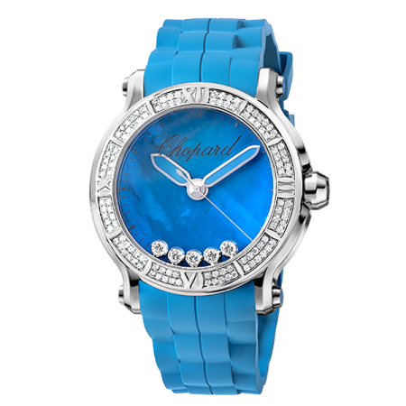 Часы Chopard Happy Sport Round XL 5 Diamonds Limited Edition 500