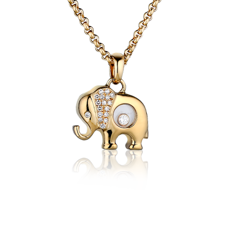 Подвеска Chopard ELEPHANT PENDANT Yellow GOLD