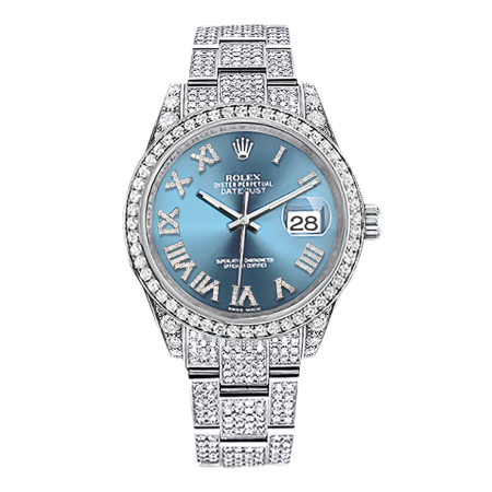 Часы Rolex DATEJUST DIAMONDS 41 MM 126300 Тюнинг