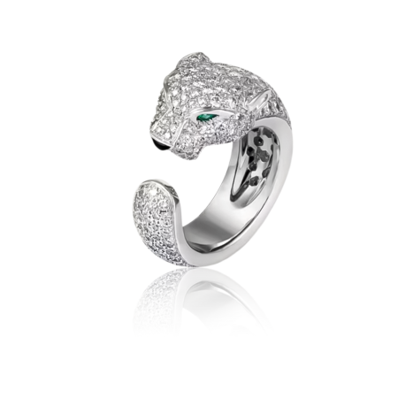 Кольцо Cartier PANTHÈRE DE RING, MEDIUM MODEL, PAVED N4225200