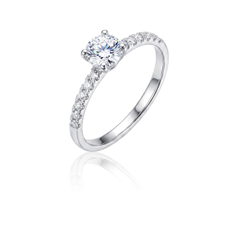 Кольцо No name с бриллиантом 0,52ct.