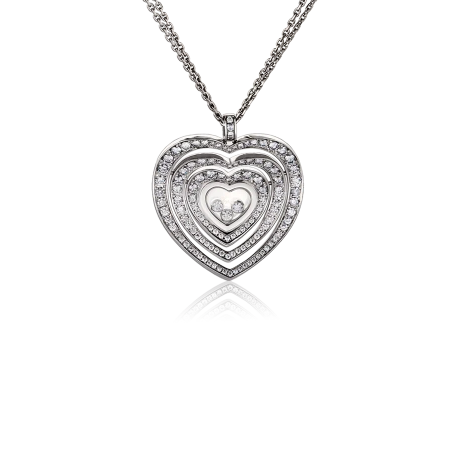 Подвеска Chopard HAPPY DIAMONDS MEDIUM PAVE DIAMOND HEART 797221-1003